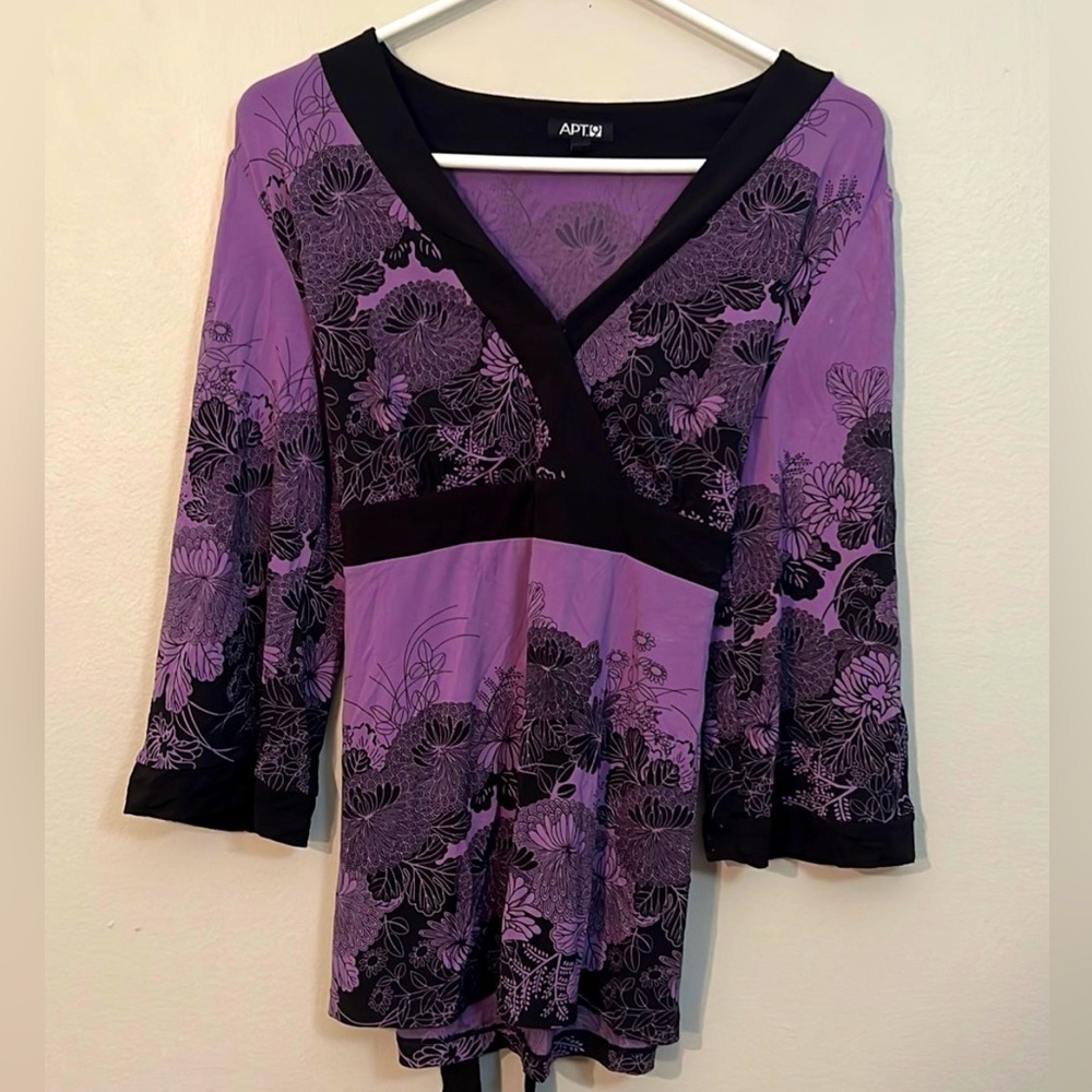 Apt9 Tie Blouse